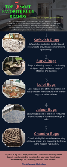 Area Rugs: Top 5 Most Favorite Rugs Brands to Shop For